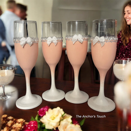 The Bradshaw- Orange Creamcicle Ombre Set of 4